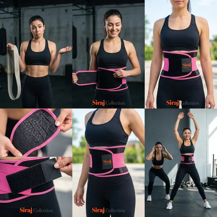 Waist Trimmer Sweat Slim Belt For Men & Women